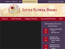 Tablet Screenshot of lfparish.org